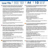 Lomond PET Laser Film – прозрачная двухсторонняя пленка, А4, 100 мкм, 10 л. 0703411