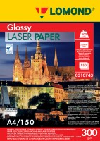 Lomond CLC Glossy - глянцевая бумага - 300 г/м, A4, 150 листов для лазерной печати