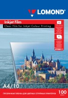 Lomond PET Clear Ink Jet Film – прозрачная односторонняя пленка, А4, 100 мкм, 10 л. 0708411