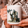 Кружка подарок "Орк"