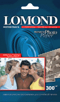 300 г/м, 10х15, Super Glossy Bright Premium фотобумага, 20 листов Lomond 1109101