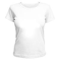 Женская футболка для сублимации, О-ворот "Сэндвич", 165гр/м - р.42