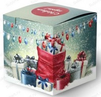 Коробка для стандартных кружек, Новогодние подарки