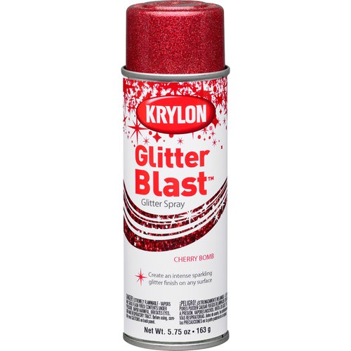 3D Glitter Blast - Аэрозольный лак, глиттер - Красный 3806