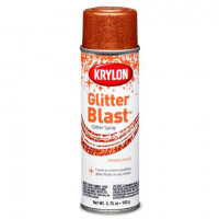 3D Glitter Blast - Аэрозольный лак, глиттер - Оранжевый 3807