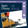 260 г/м, A2, Semi Glossy Bright Premium фотобумага, 25 листов Lomond 1103307
