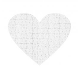 Пазл картон "Сердце" - для сублимационного переноса
