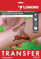 Бумага для временных татуировок Inkjet Tattoo Transfer, А4, 5 листов 2010450 Lomond