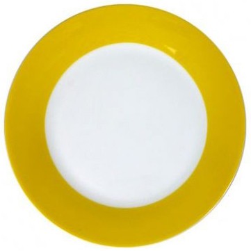 Тарелка рисунком D-20см "Желтый"