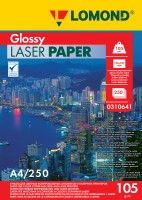 Lomond CLC Glossy - глянцевая бумага - 105 г/м2, А4, 250 листов для лазерной печати 0310641